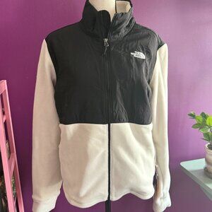 NWT The North Face Black and White Fleece Jacket Ski Coat | Size L